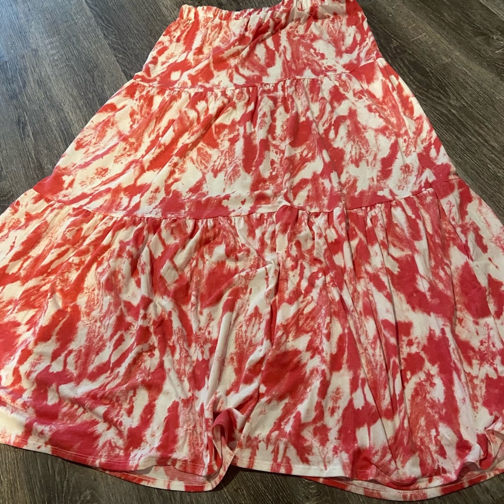 Lularoe poppy skirt large new with tag